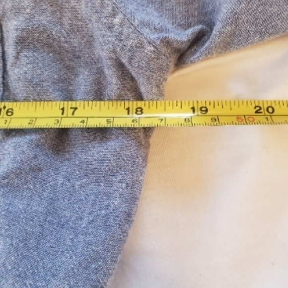 𝅺JAQULINE Denim Look Shirt Dress/Tunic‎ Pocket Front Long Sleeve Womens Size XL - Picture 12 of 12